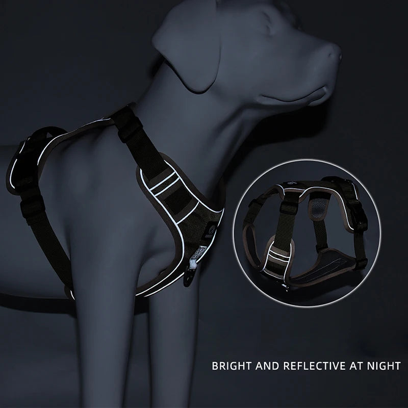 Reflective Pet Harness – Adjustable Safety Vest for Medium to Large Dogs      CHOICE
