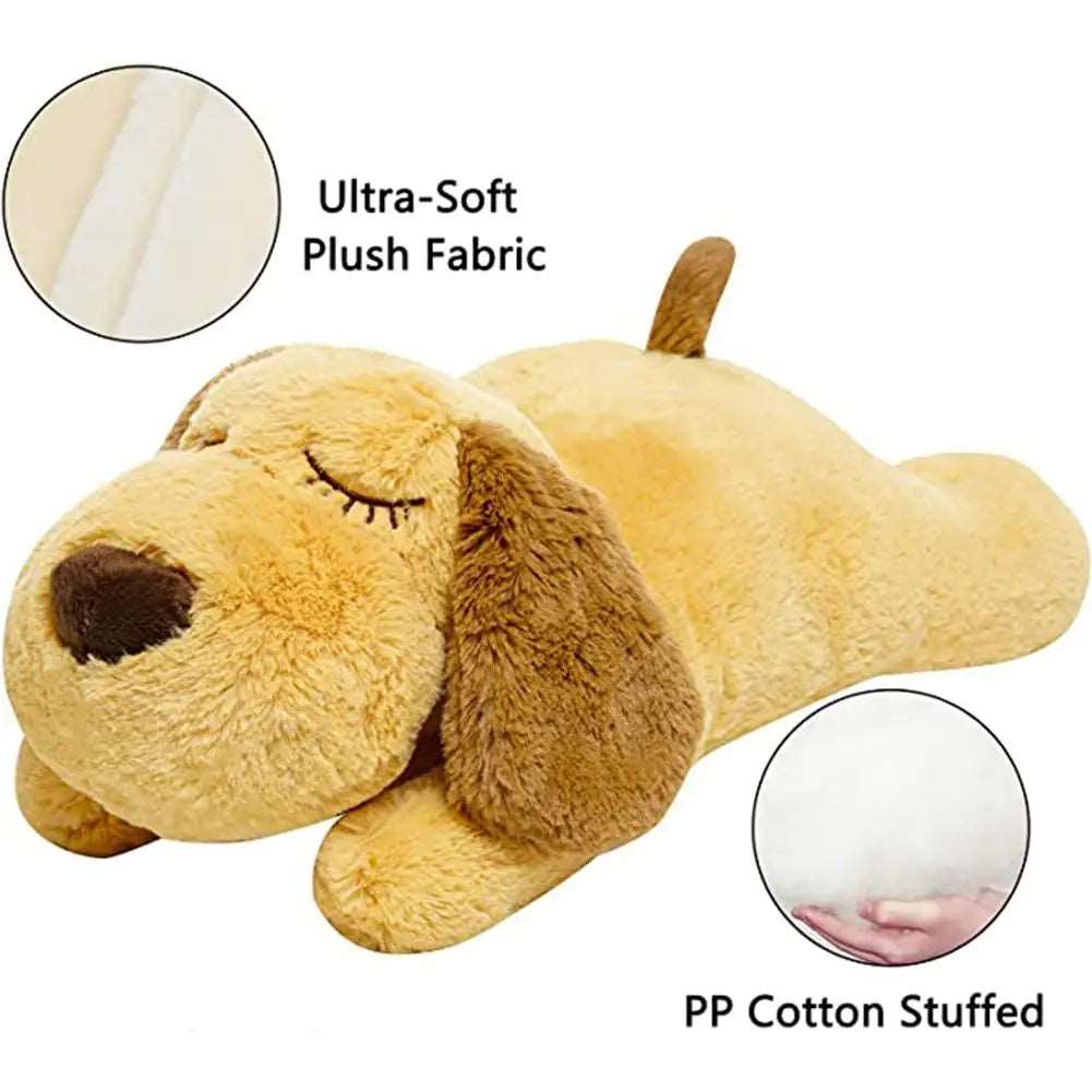 Heartbeat Plush Dog Toy – Interactive Calming Aid for Anxiety and Sleep