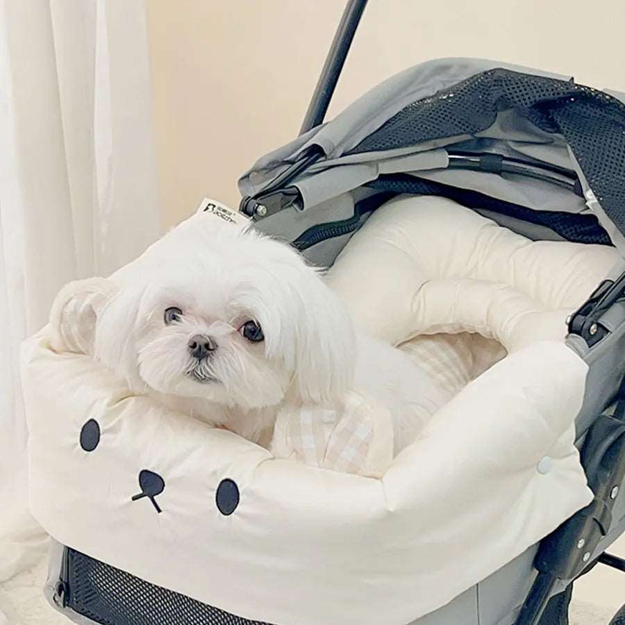 Cozy Cooling Mat for Dog Strollers – Soft Mattress for Small to Medium Pets