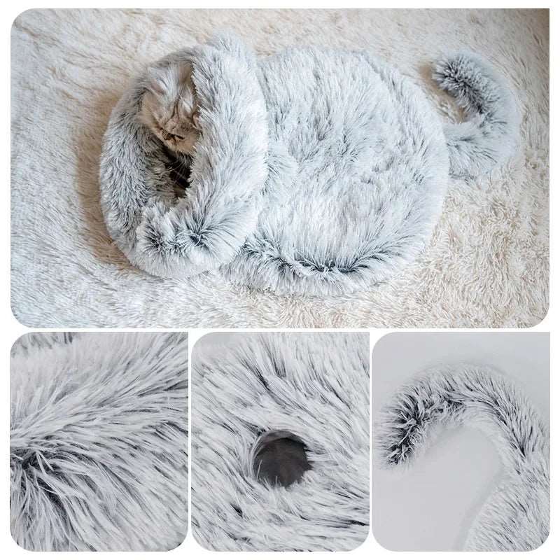 Luxury Winter Plush Pet Sleeping Bag – Windproof and Comfortable Mattress for Cats and Dogs