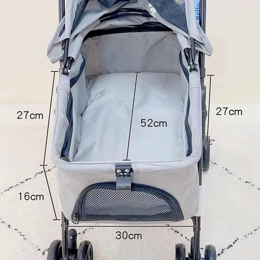 Cozy Cooling Mat for Dog Strollers – Soft Mattress for Small to Medium Pets